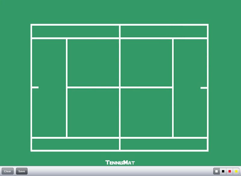 Tennismat_blank